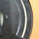 Vintage wall clock clock in formica featured transistor