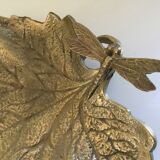 Brass dragonfly trinket bowl