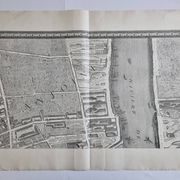 Plan of Paris in the eighteenth century in 20 plates after Turgot, 1900