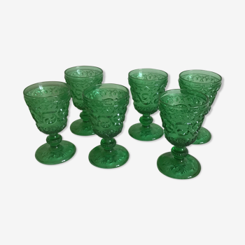 Lot de 6 verres à pied