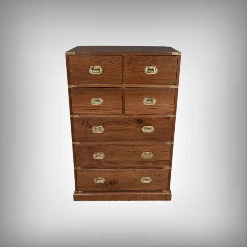 Marine Commode in Teak, India – 20th Century