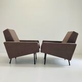 Pair of armchairs G10 by Pierre Guariche