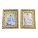 Old paintings Pair of romantic portraits of women - gilded frames