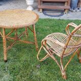 Rattan set 1960