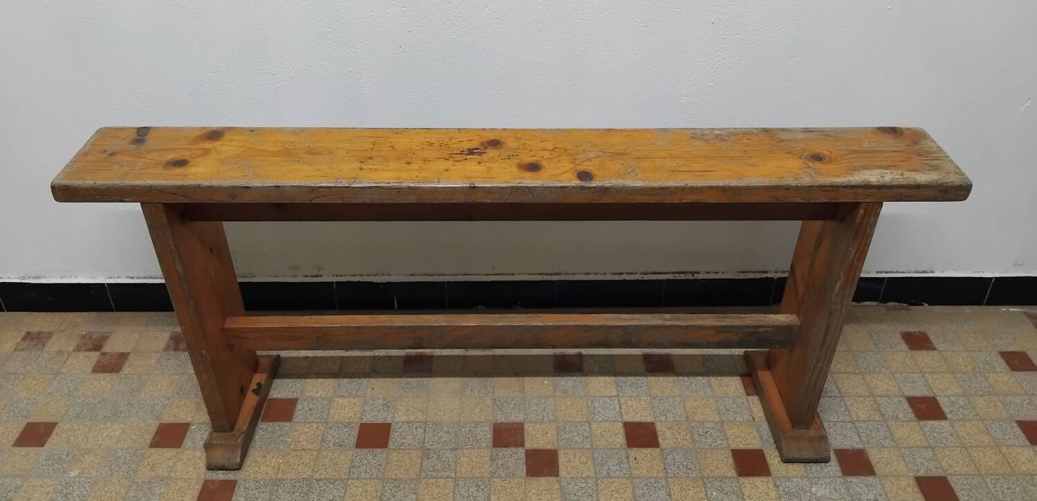 Old small wooden bench