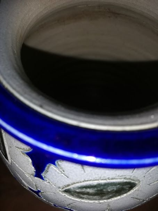 Stoneware vase from Alsace Burger Betschdorf