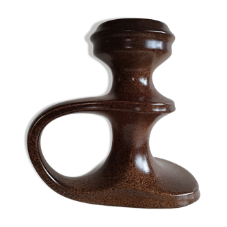 Stoneware candle holder Bastian Le Pemp Quimper
