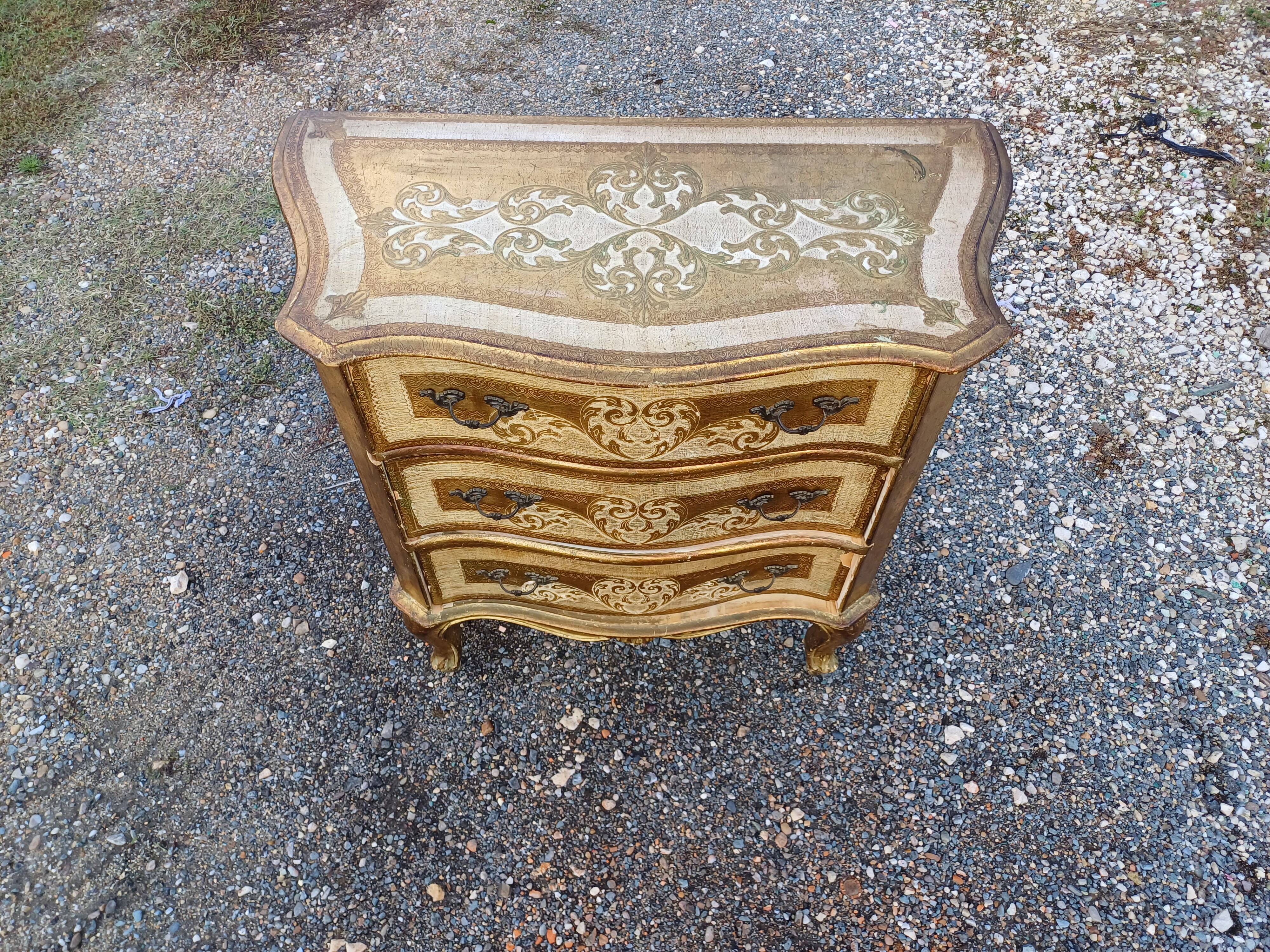 Limed chest of drawers 3 drawers