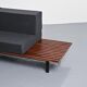 Cansado bench in mahogany by Charlotte Perriand, circa 1962.