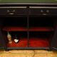 Buffet de cuisine noir peint