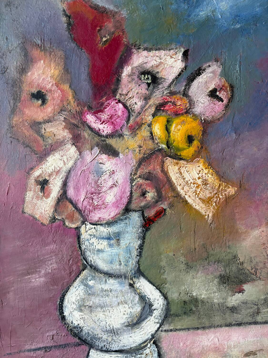 Signed bouquet of flowers from 1969