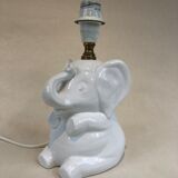 Ceramic elephant lamp