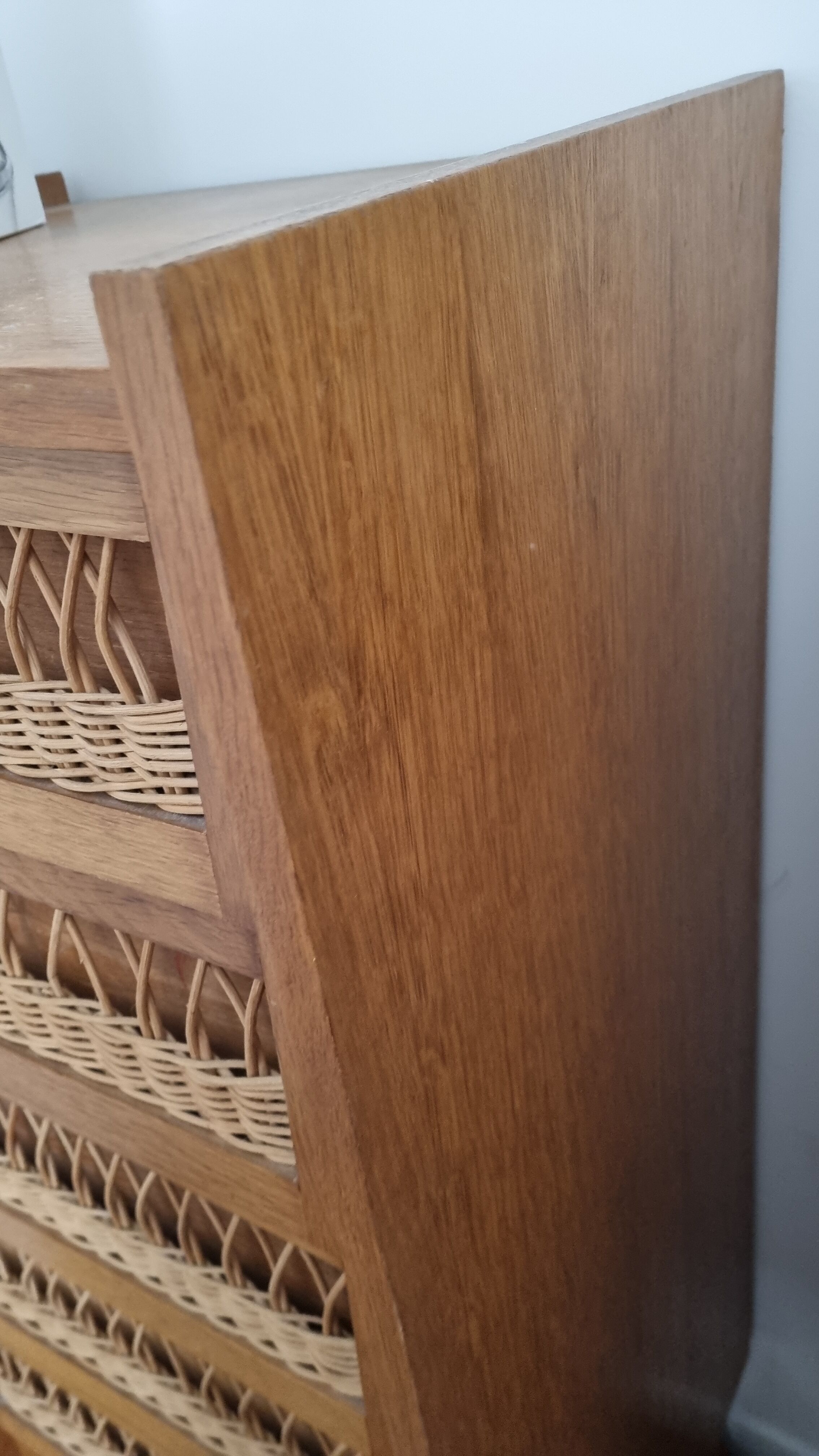 Chiffonnier osier vintage