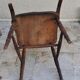 Fauteuil anglais bois