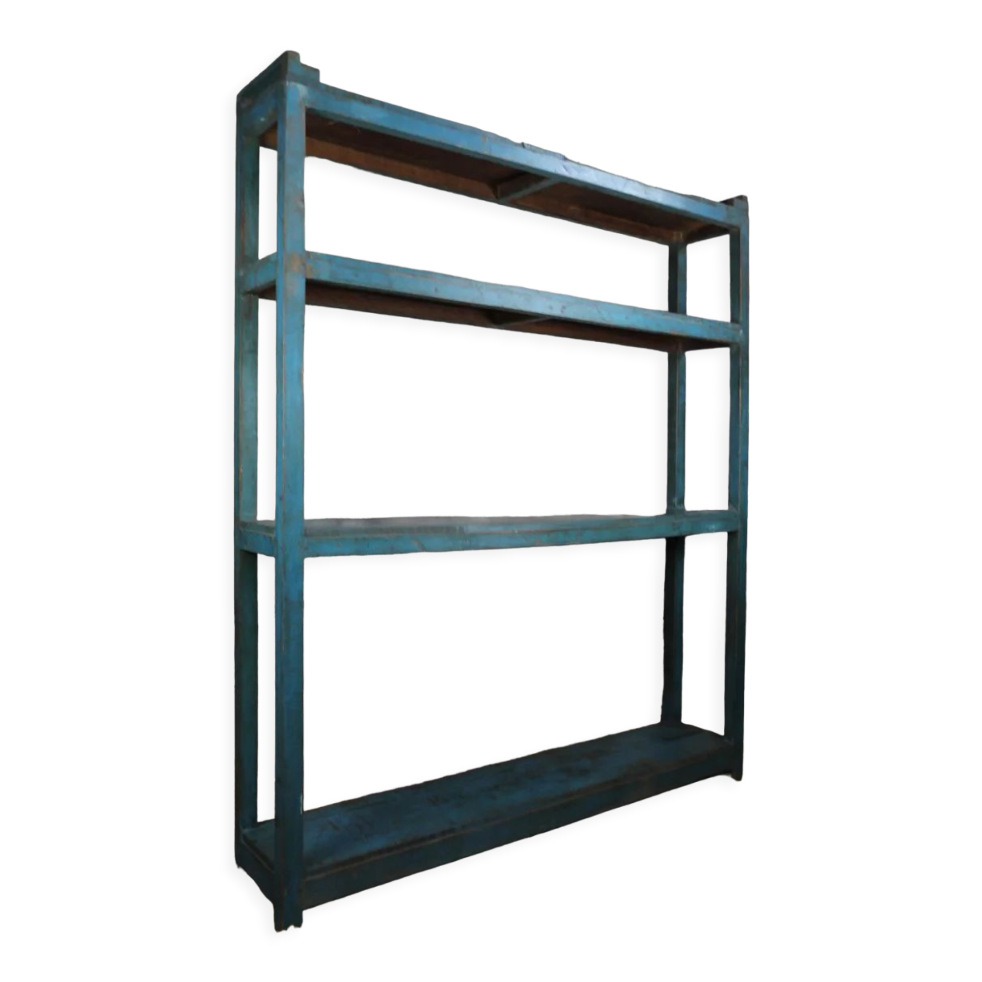 Shelf 4 shelves, blue patina