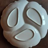 Plat compartiments  porcelaine  original