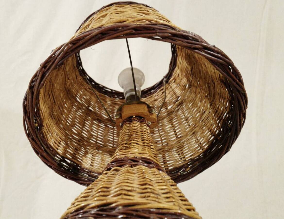 Rattan lamp
