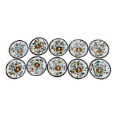Boch La Louvière patterned plates