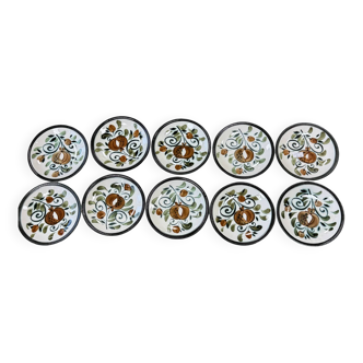 Boch La Louvière patterned plates