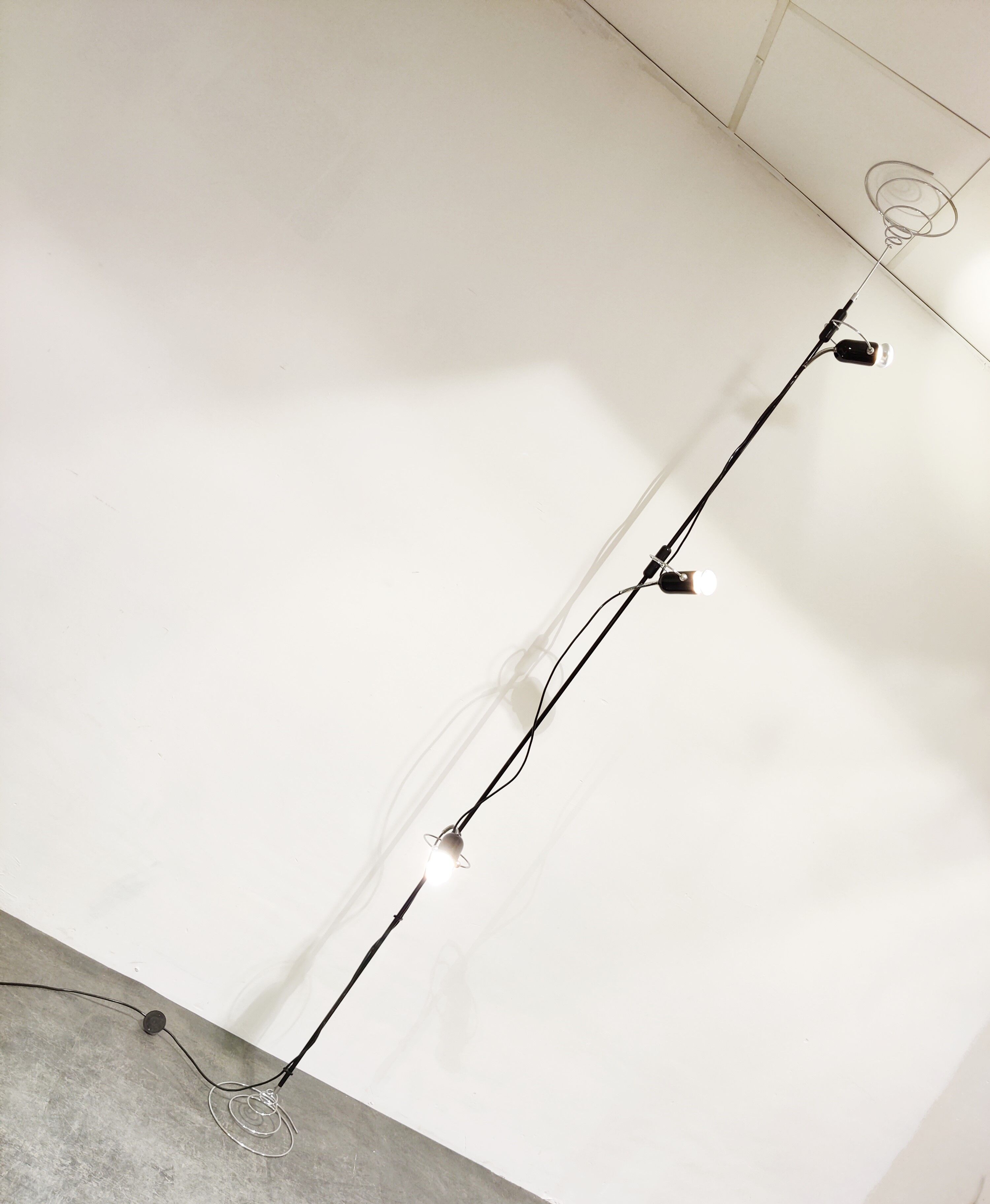 Italian adjustable floor lamp by Francesco Fois for Reggiani, 1960s