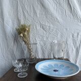 Large fruit bowl, classic French glass dish