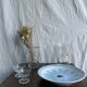 Large fruit bowl, classic French glass dish