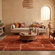 Tapis en laine pure fait main traditionnelle artisanale taille 1,5/2,5 m