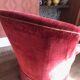 Paire de fauteuils crapaud velours