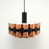 Copper lamp designed by Wener Schou for Coronell Elektro, 1970s