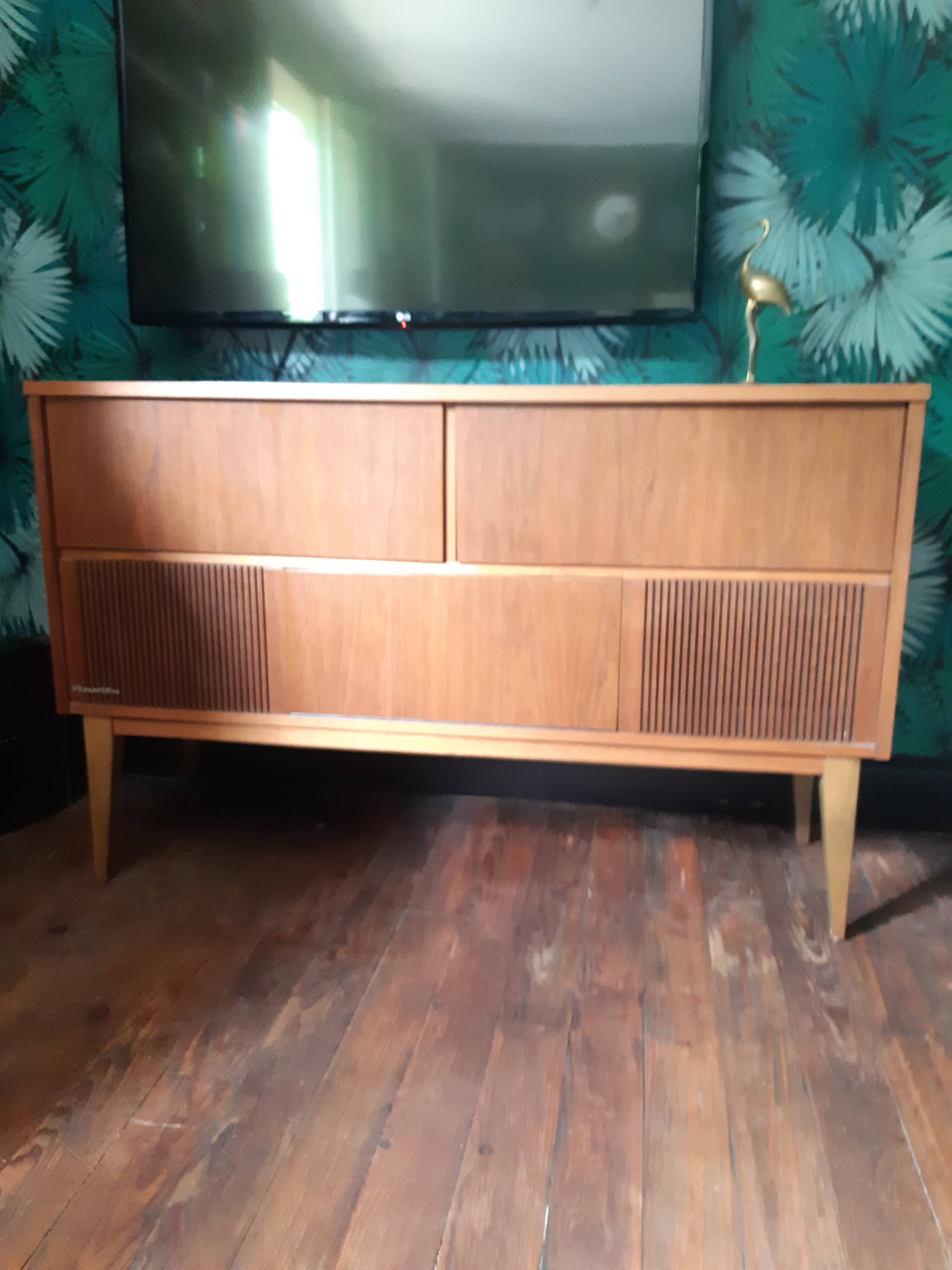 Meuble radio vintage
