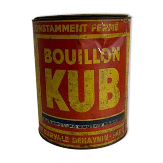 Boite métallique bouillon kub