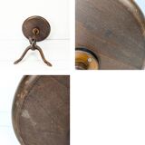 Table d'appoint Mid Century ronde Danish Design Anton Kildeberg FK Furniture Danemark 1960 Modèle21