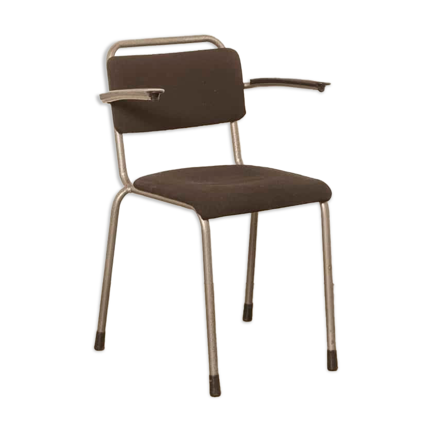 School chair Gispen 206 TH-Delft grey padded