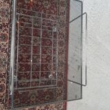 Vinyl serving trolley