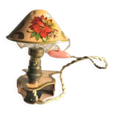 Ancienne Lampe à Pince Champignon Tole Vintage