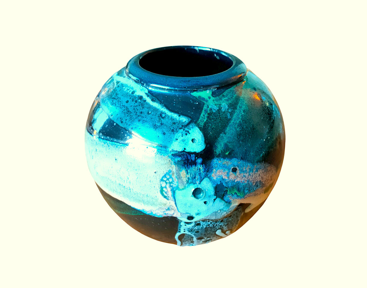 Vase WOJTOWICZ (Michel, 1934-2022) - Céramique Époque FALCK, Design Vintage
