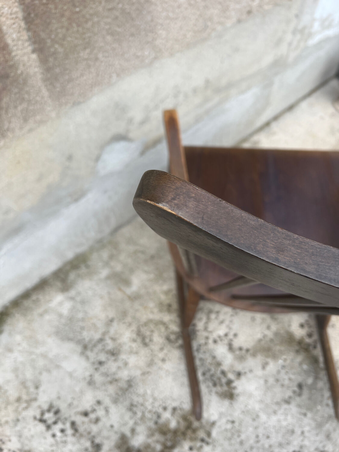 Wooden rocking chair