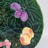 Large dish in barbotine from Salins-les-Bains. 1950s