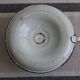 Old enamel candle holder
