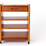 Vintage side table with drawer 1960s-1970s teak