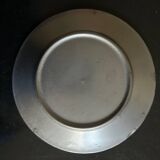 11 flat ceramic plates from Petit Massé Morvan.