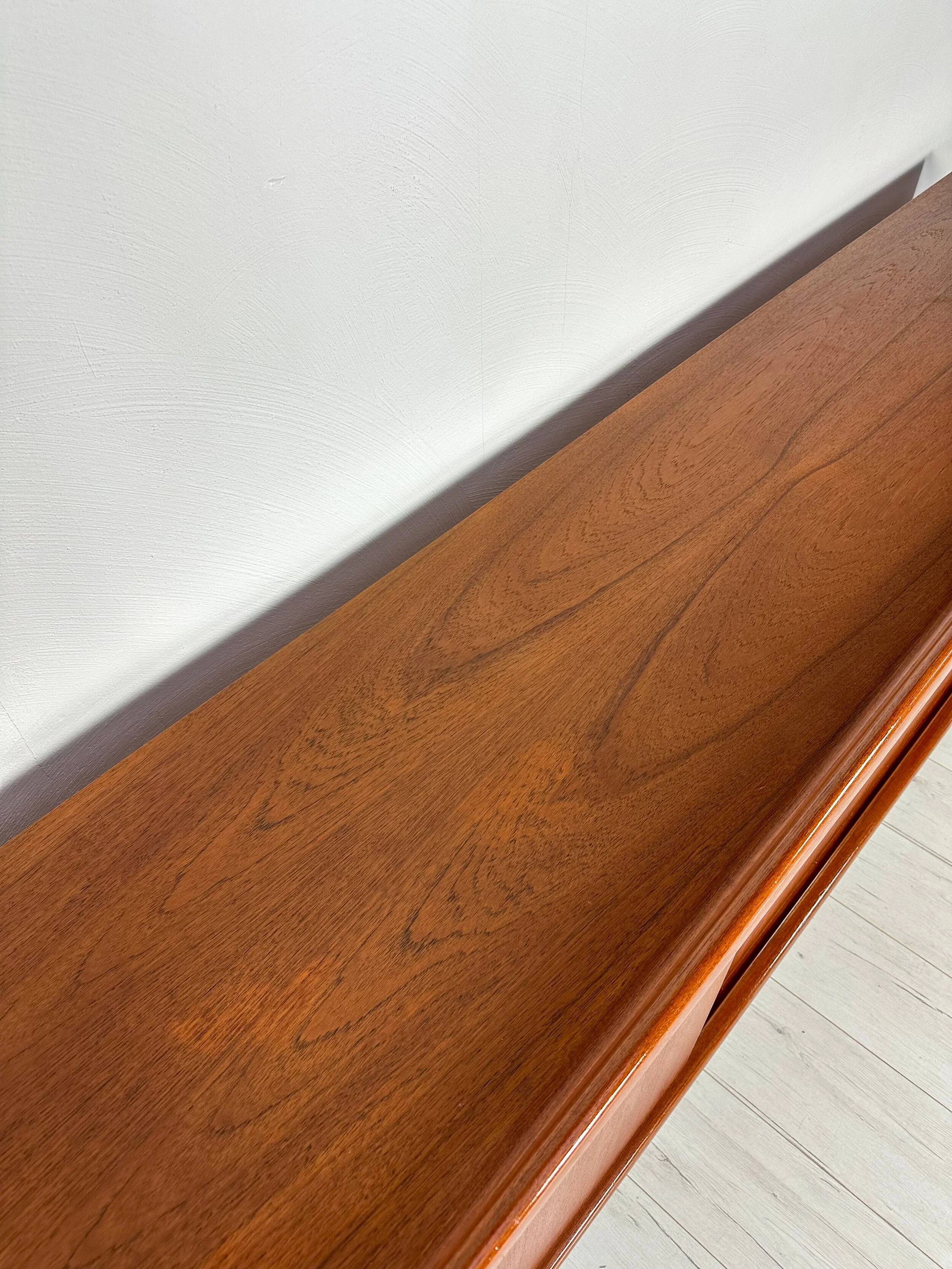 1960s Vintage Mid-Century Danish Teak Sideboard by H.P. Hansen