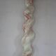 Grand antique Italian sculptural pedestal from the 18th century in twisted barley wood.