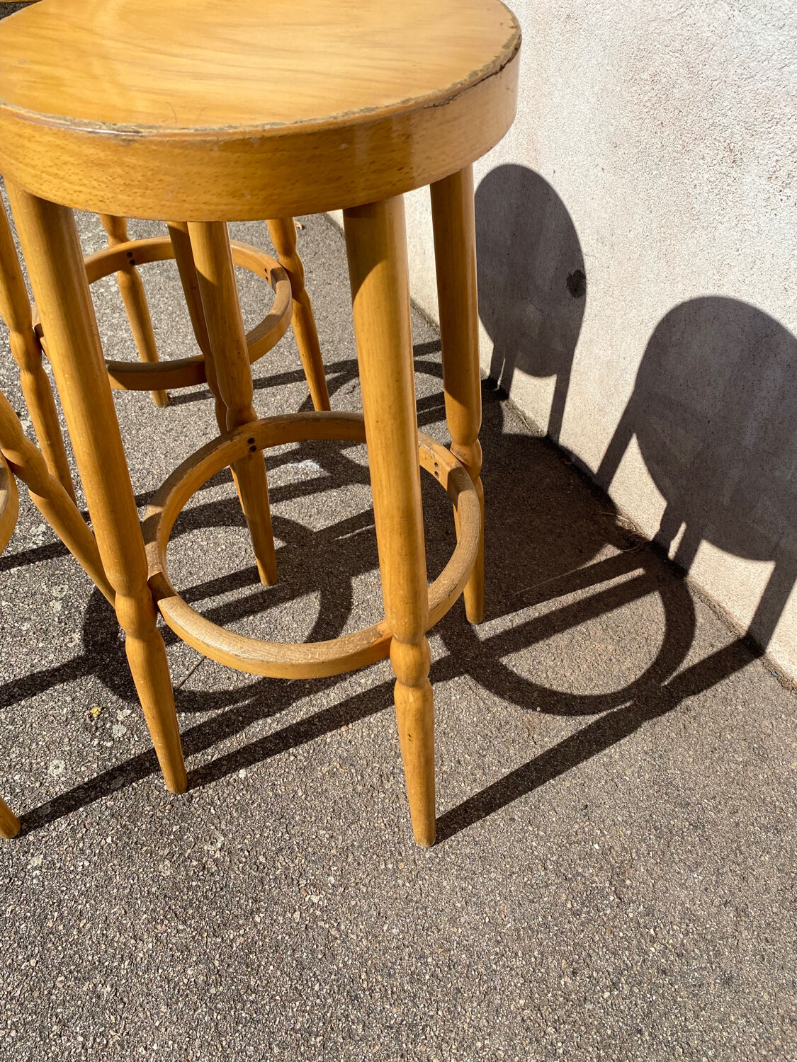 Set of 6 Baumann bistro stools