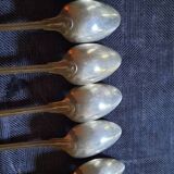 12 silver-plated soup spoons