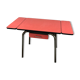 Red formica table