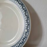 Set of 6 Terre de Fer plates from Sermaize