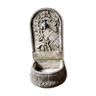 Reconstituted stone fountain