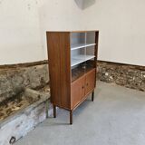 Small MDK display case / teak veneer bookcase 1960 Scandinavian design