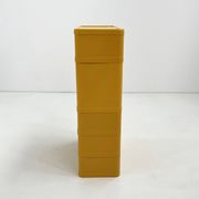 Yellow cabinet model “4964” by Olaf Von Bohr for Kartell, 1970